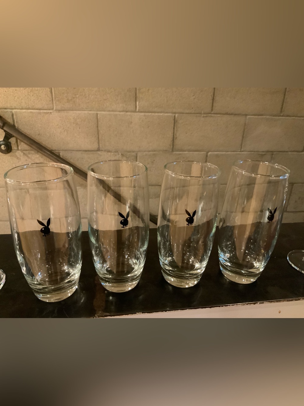 Playboy Y2K playboy drinking glasses set of 4